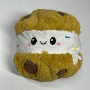 Squishable Ice Cream Sandwich Chocolate Chip Cookies Plush